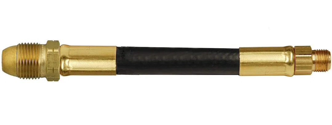 MER403-60 – AP PRODUCTS Propane Hose, 1/4 Inch Inside Diameter Hose Full Flow Male POL (Prest-O-Lite) With 7/8 Inch N...